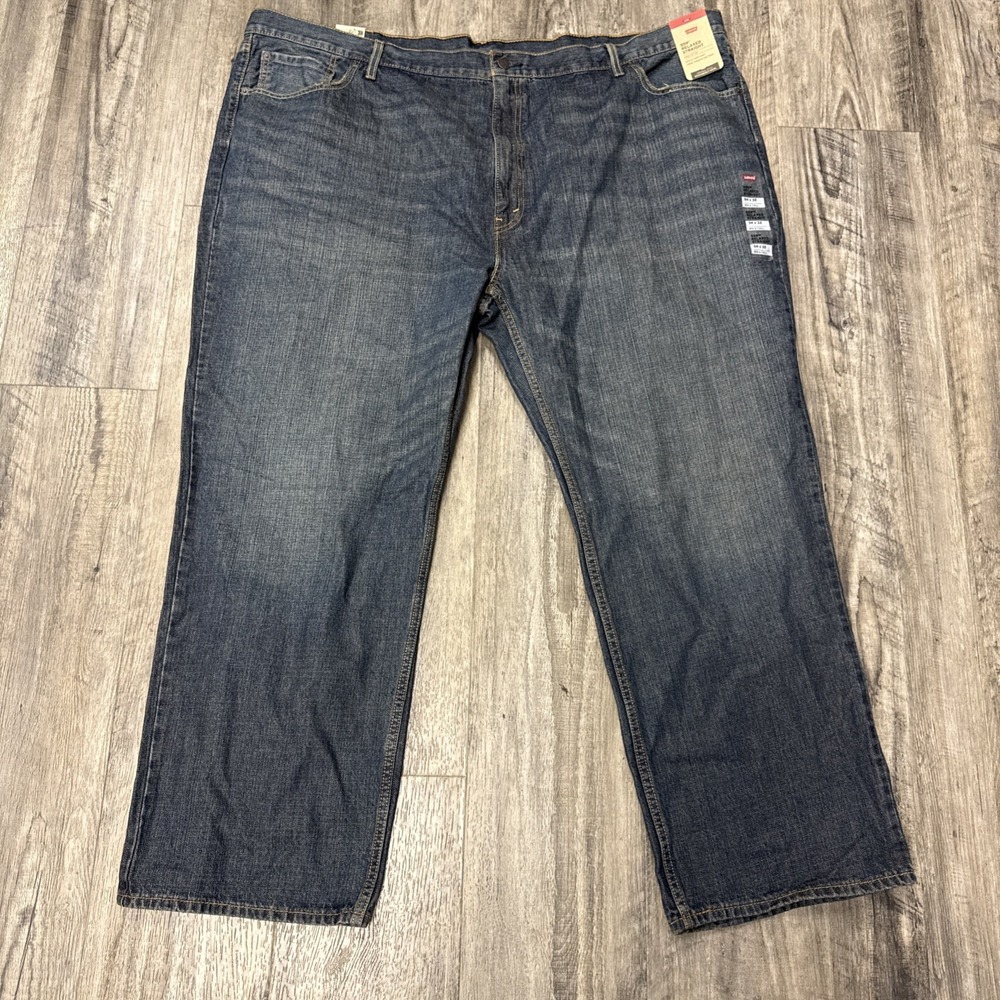 Levi's 559 Relaxed Straight Fit Jeans Blue Big & Tall Size 54X32 NWT RT $69.50